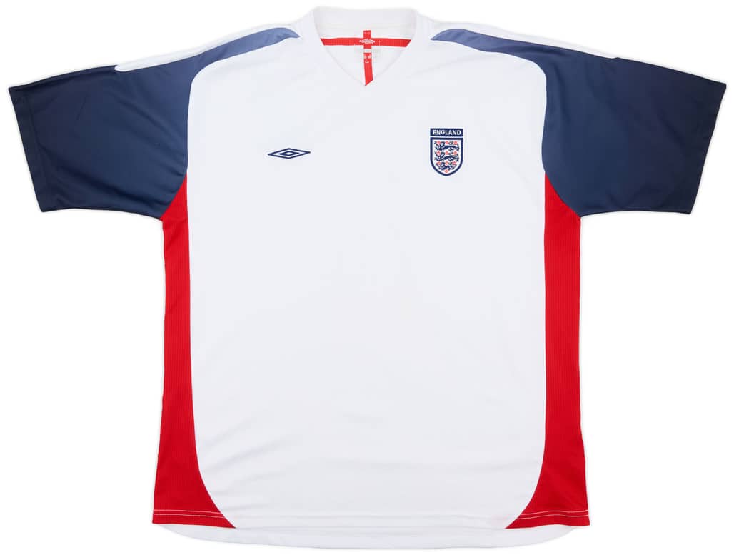 2004-05 England Umbro Training Shirt - 8/10 - (XL)