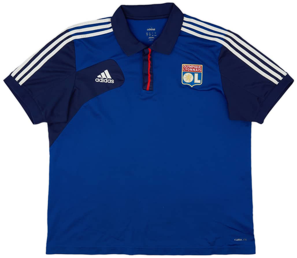 2012-13 Lyon adidas Polo Shirt - 7/10 - (XL)