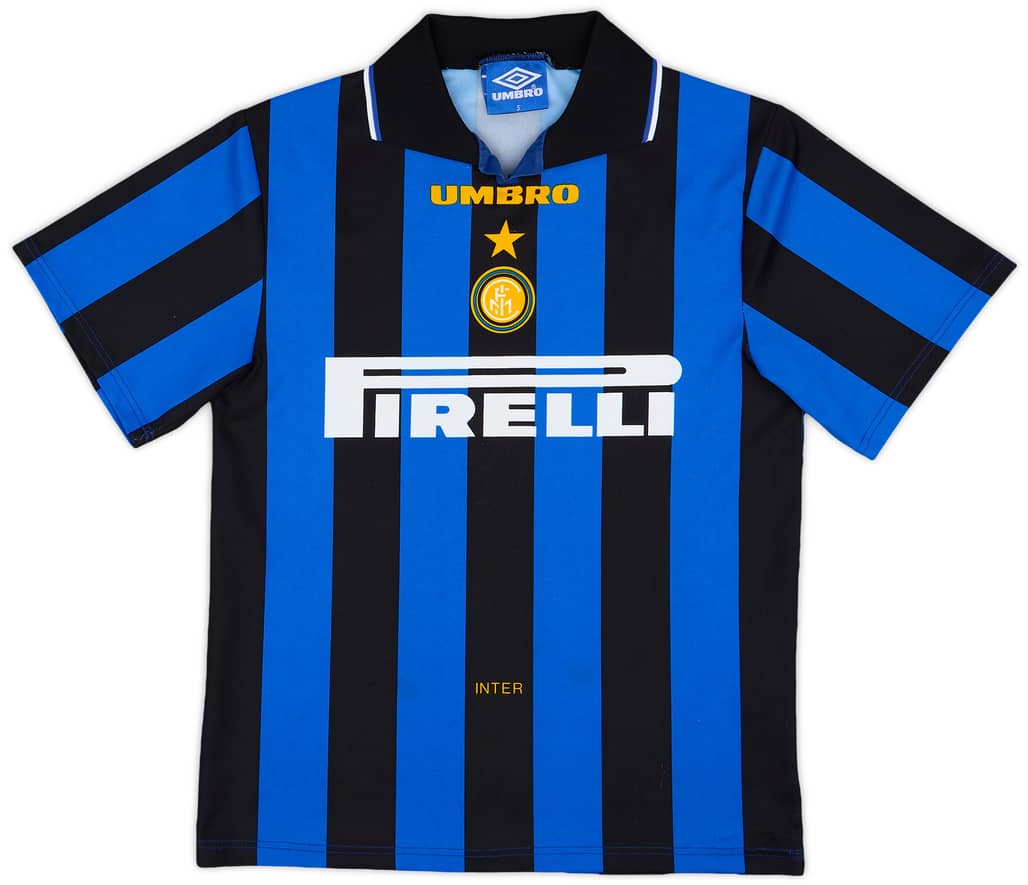 1996-97 Inter Milan Basic Home Shirt - 8/10 - (S)