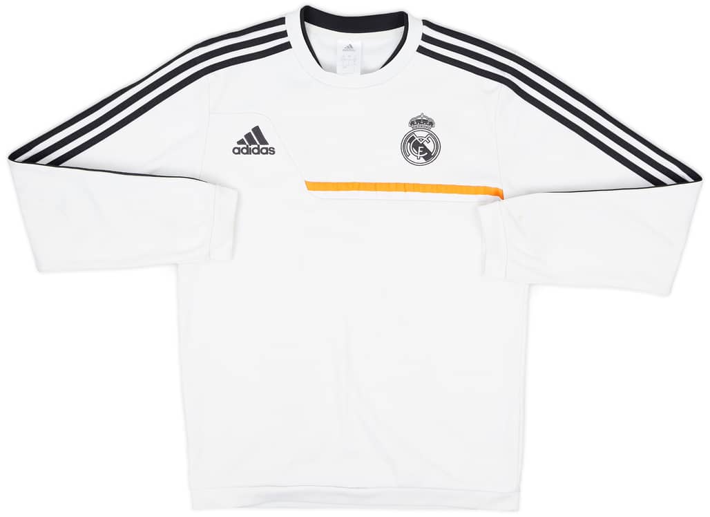 2013-14 Real Madrid adidas Sweat Top - 7/10 - (XL.Boys)