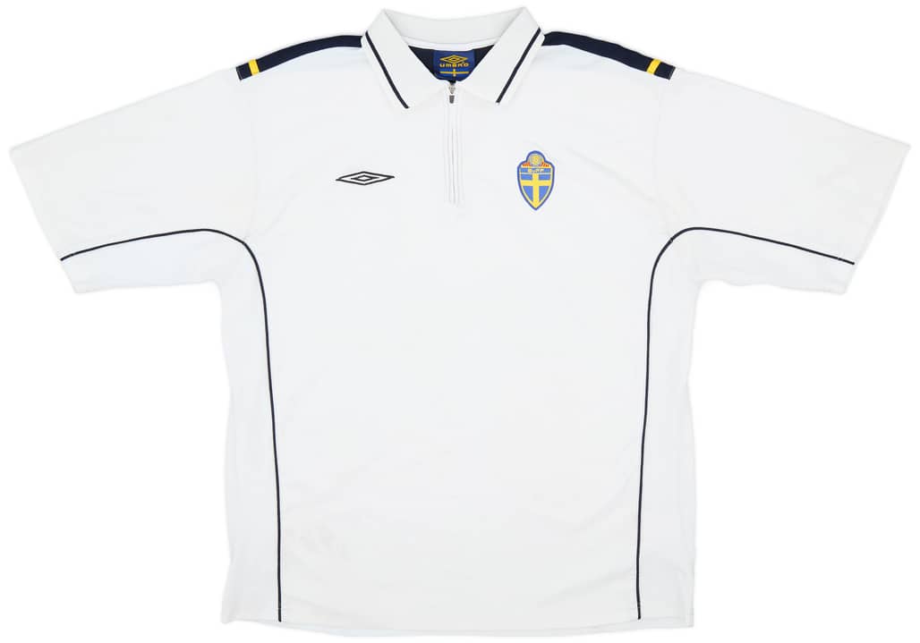2004-05 Sweden Umbro 1/4 Zip Training Shirt - 6/10 - (XXL)