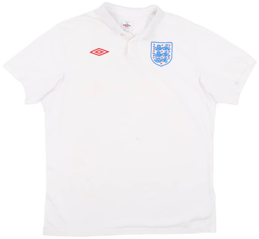 2009-10 England Home Shirt - 4/10 - (L)