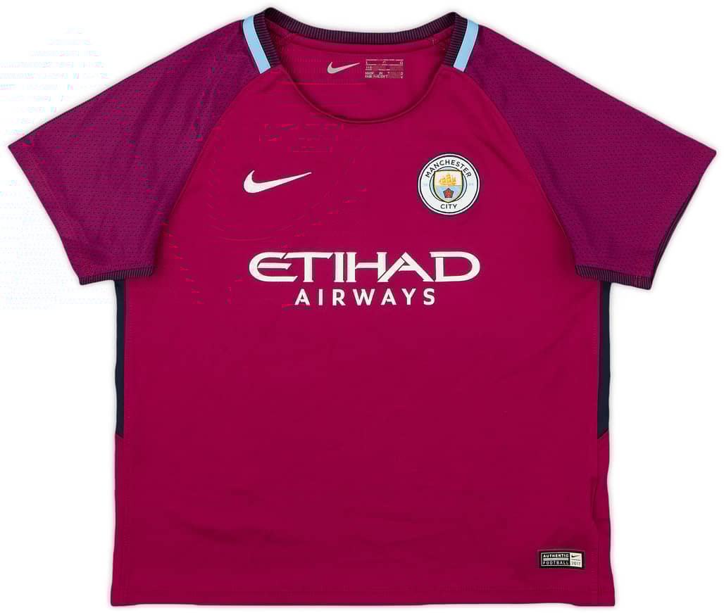 2017-18 Manchester City Away Shirt - 7/10 - (6-7 Years)