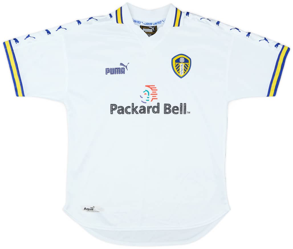 1998-00 Leeds United Home Shirt - 7/10 - (XL.Boys)