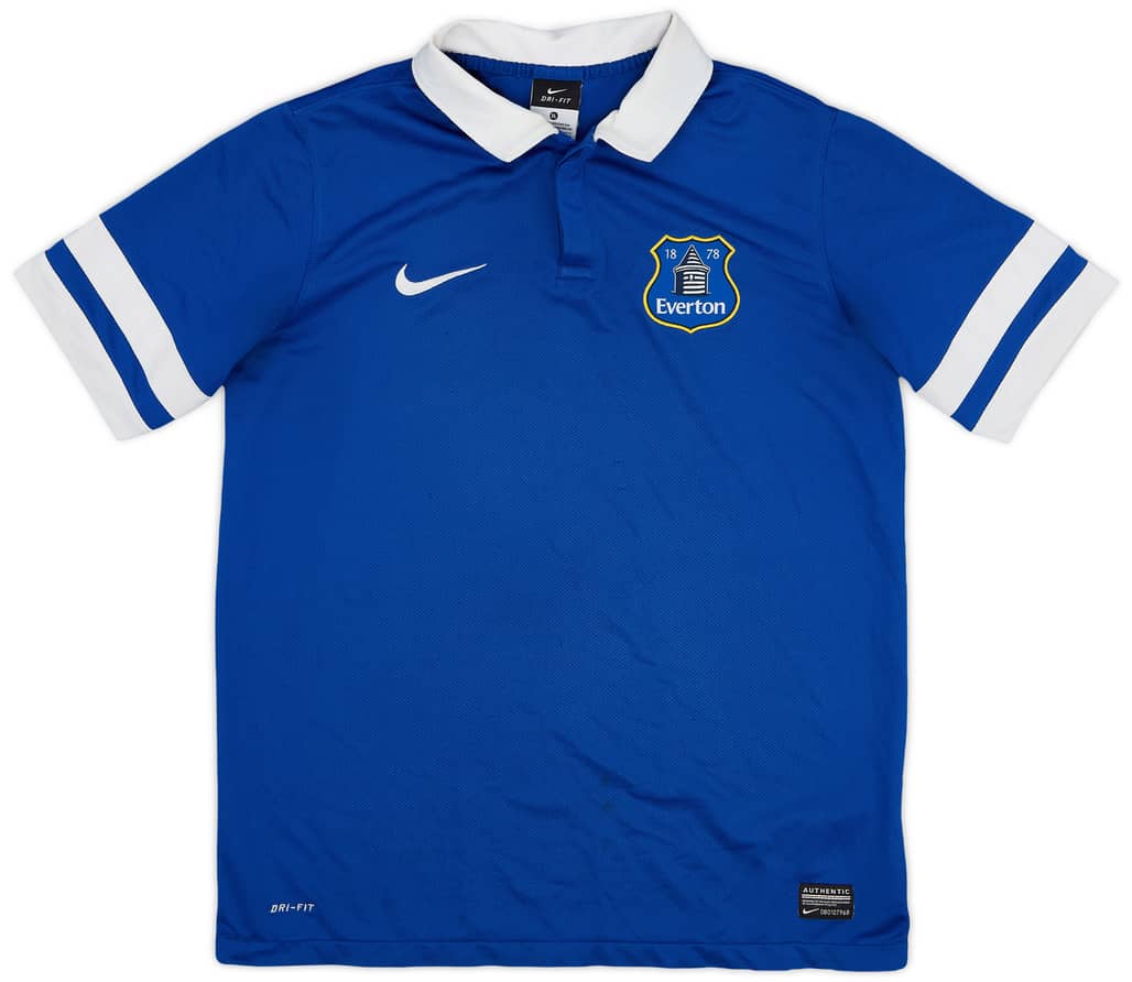 2013-14 Everton Home Shirt - 8/10 - (XL.Boys)