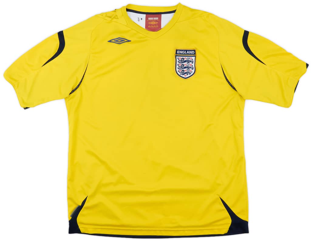2006-08 England GK Shirt - 5/10 - (XL)