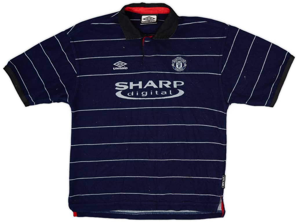 1999-00 Manchester United Away Shirt - 6/10 - (L.Boys)