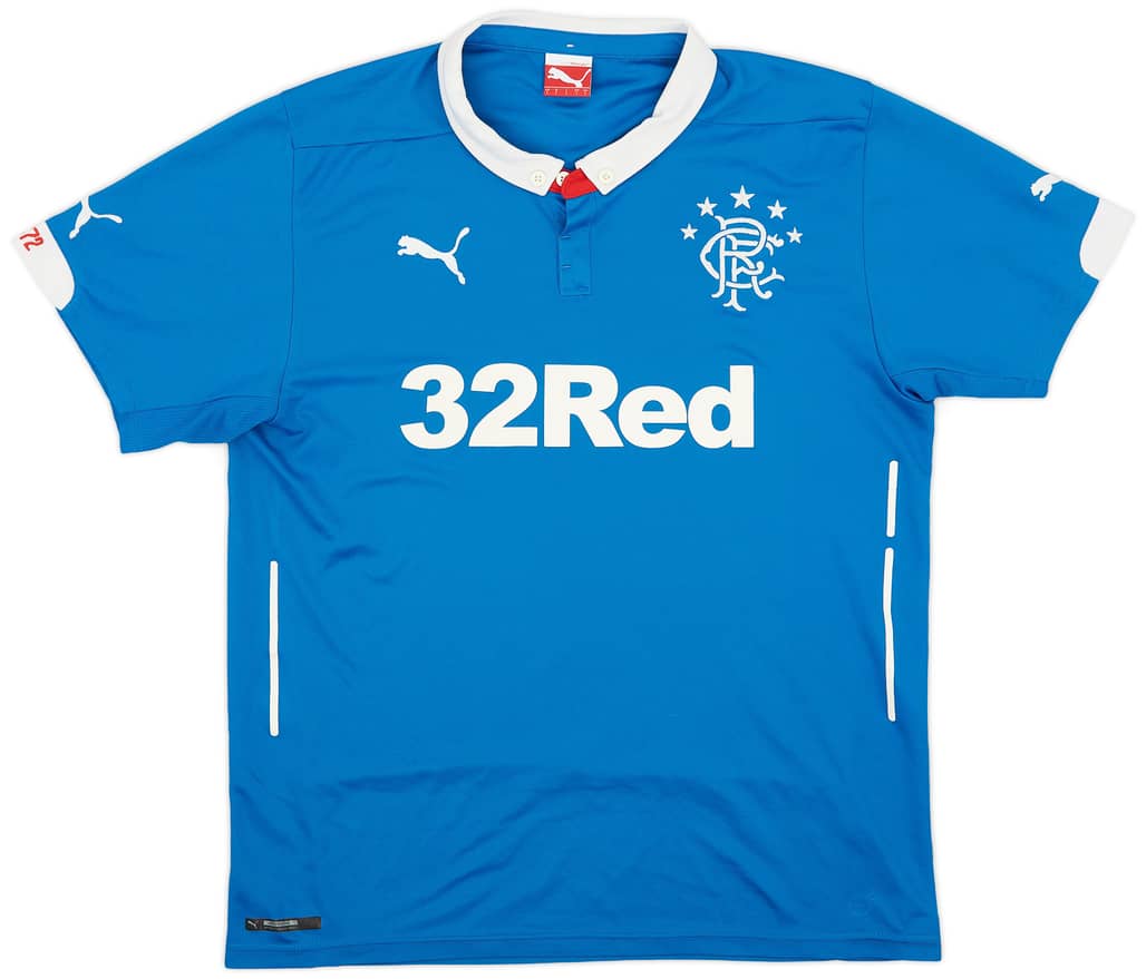 2014-15 Rangers Home Shirt - 8/10 - (L)
