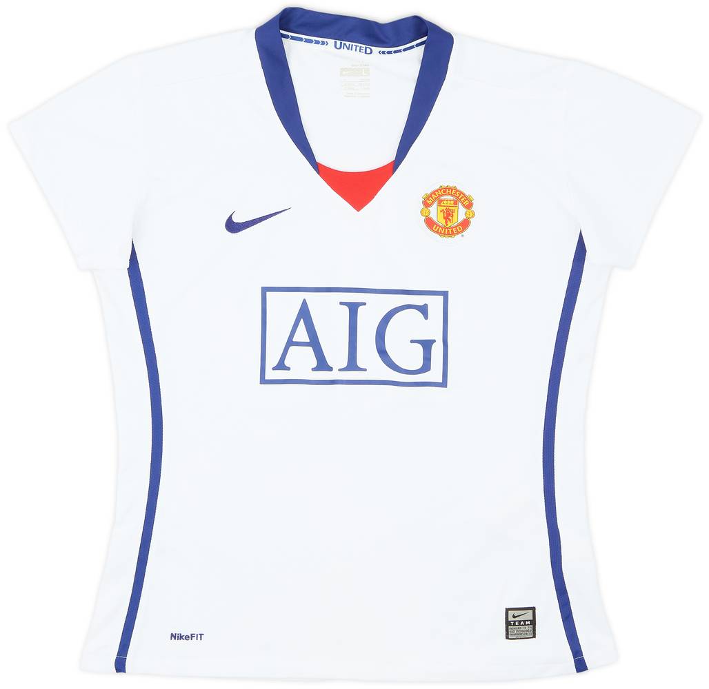 2008-10 Manchester United Away Shirt - 9/10 - (Women's L)