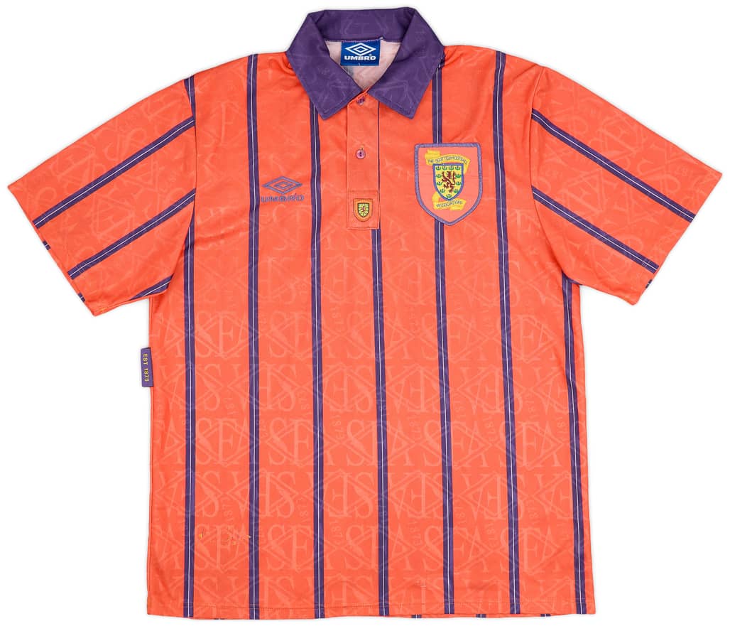 1993-95 Scotland Away Shirt - 8/10 - (L)