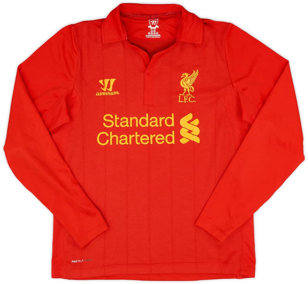 2012-13 Liverpool Home L/S Shirt - 7/10 - (L.Boys)
