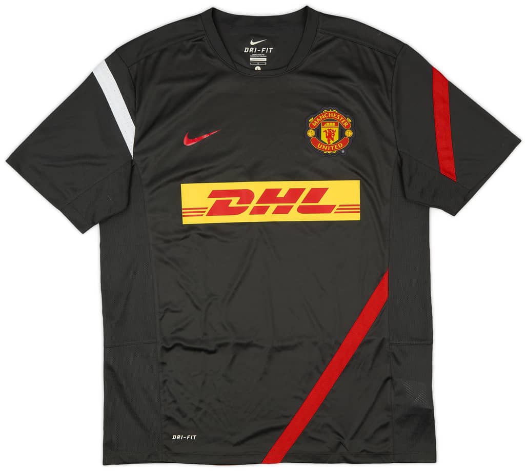 2012-13 Manchester United Nike Training Shirt - 9/10 - (L)