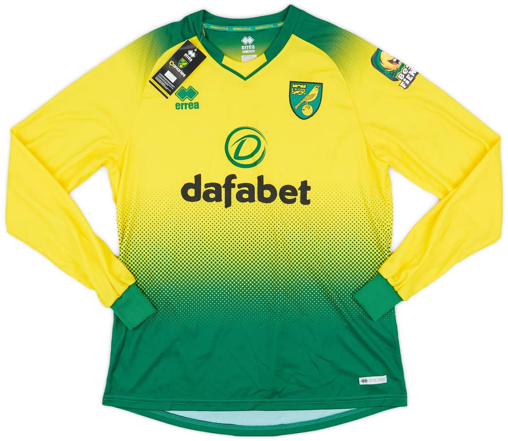 2019-20 Norwich Home L/S Shirt (3XL)