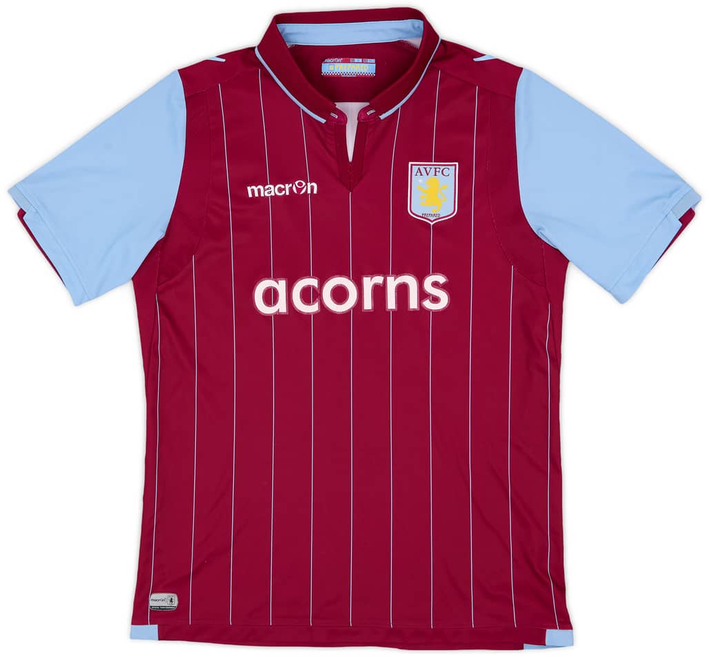 2014-15 Aston Villa Home Shirt - 6/10 - (XL.Boys)