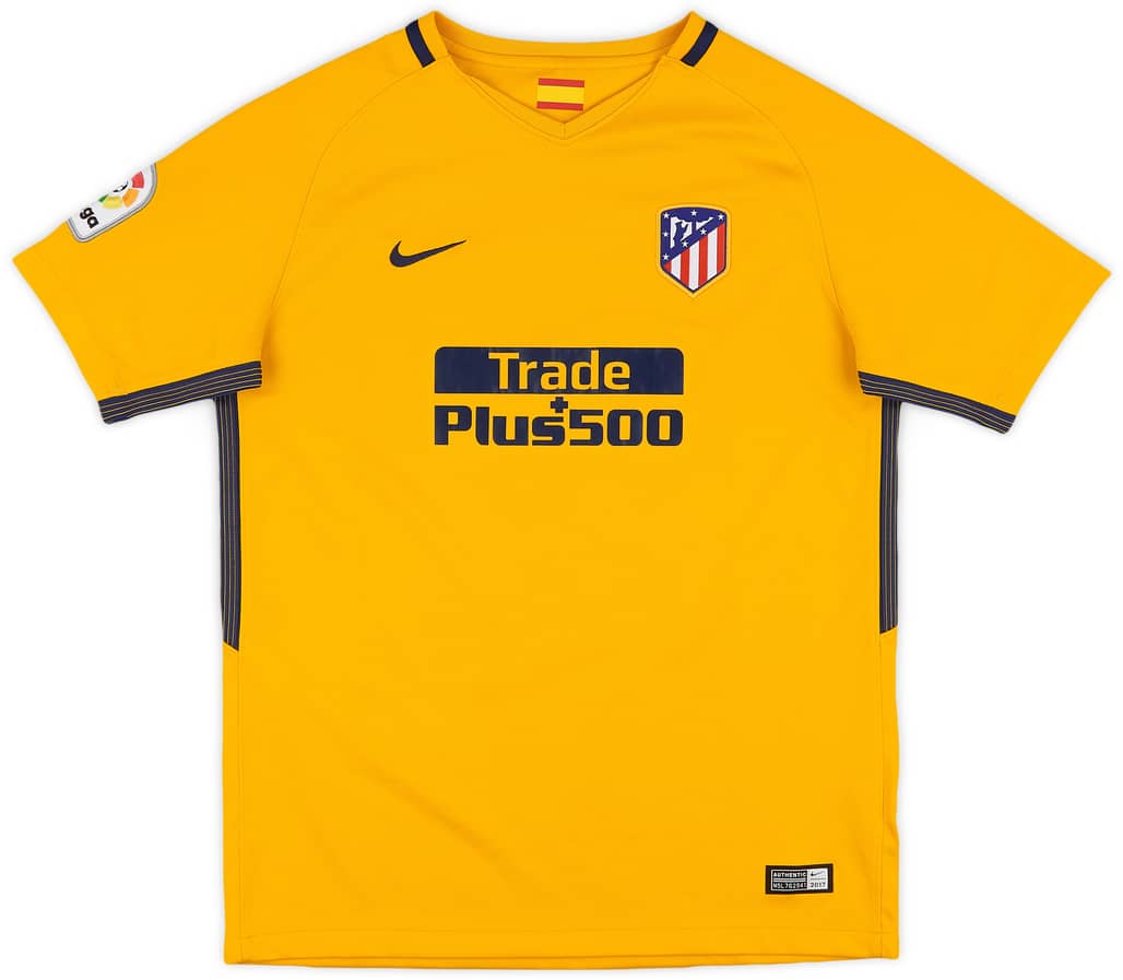 2017-18 Atletico Madrid Away Shirt - 8/10 - (XL.Boys)