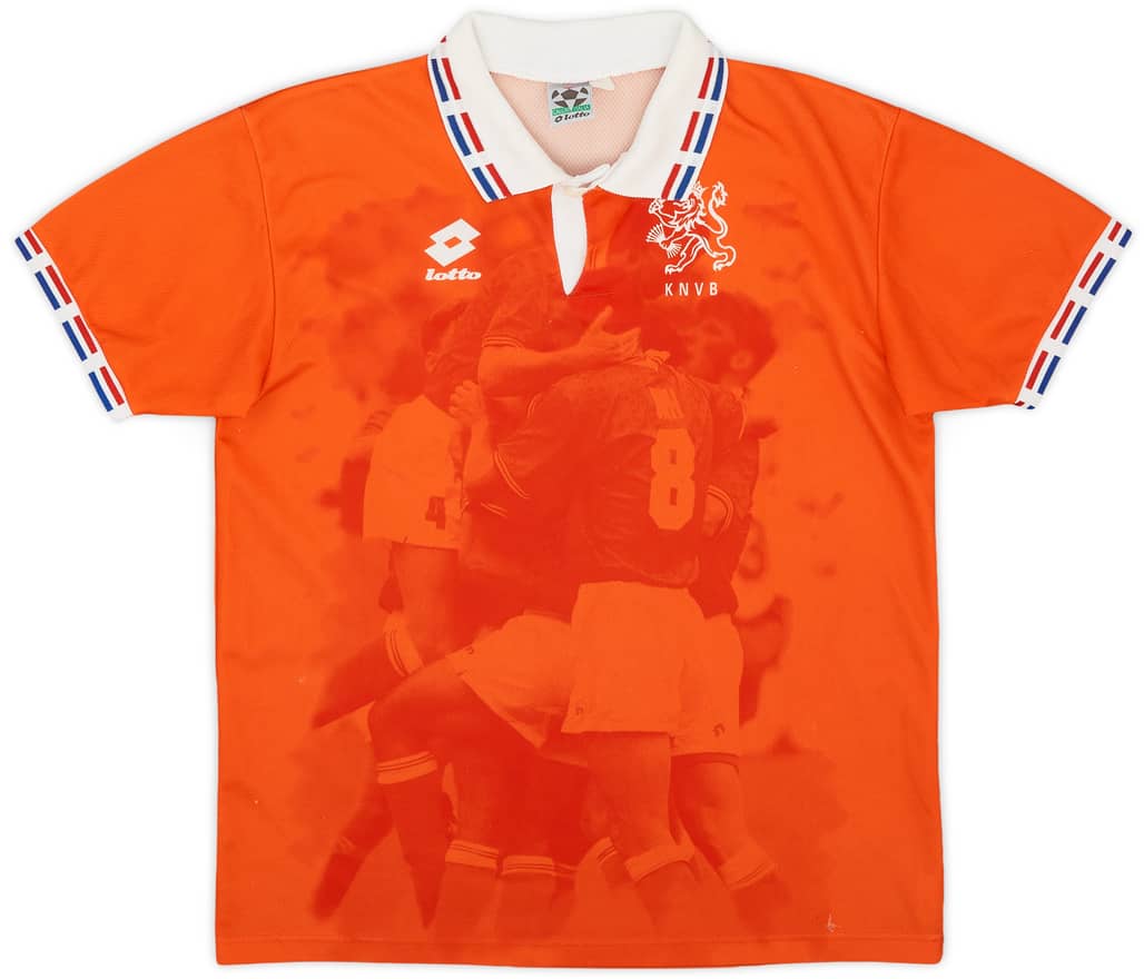 1996 Netherlands Home Shirt - 5/10 - (XL.Boys)