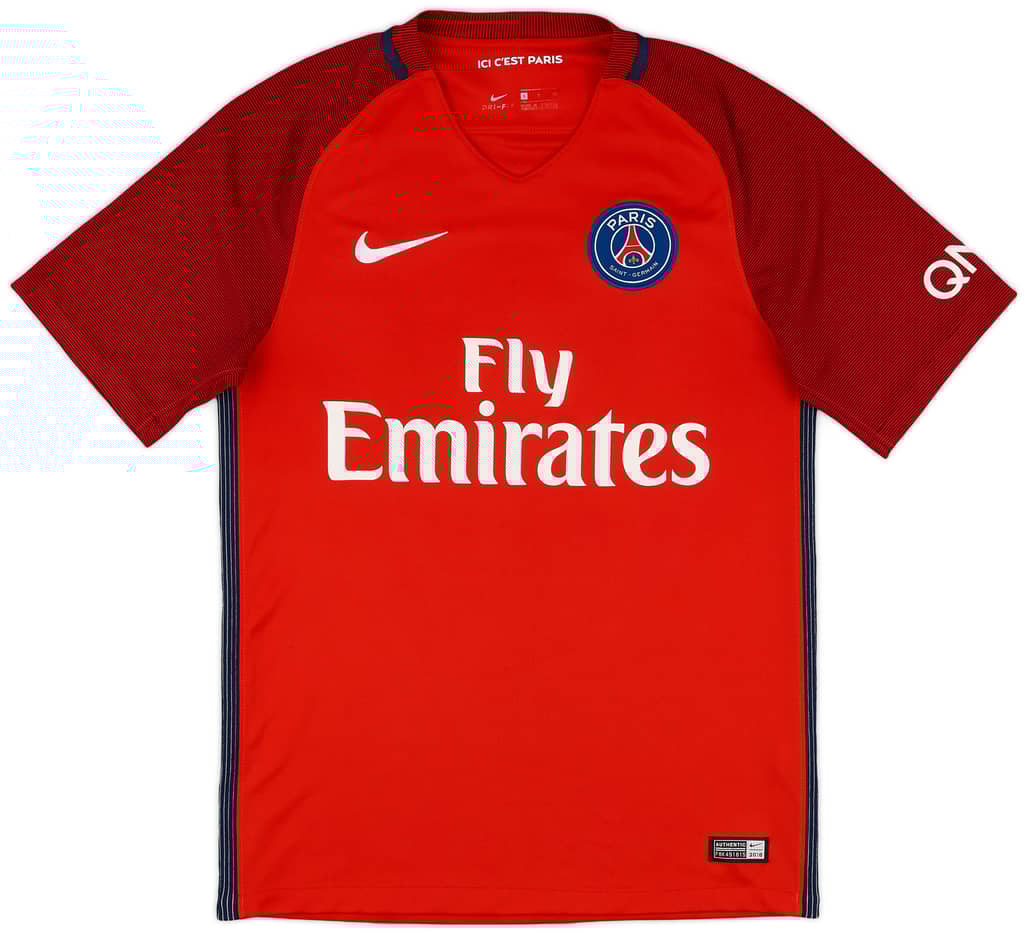 2016-17 Paris Saint-Germain Away Shirt - 9/10 - (S)