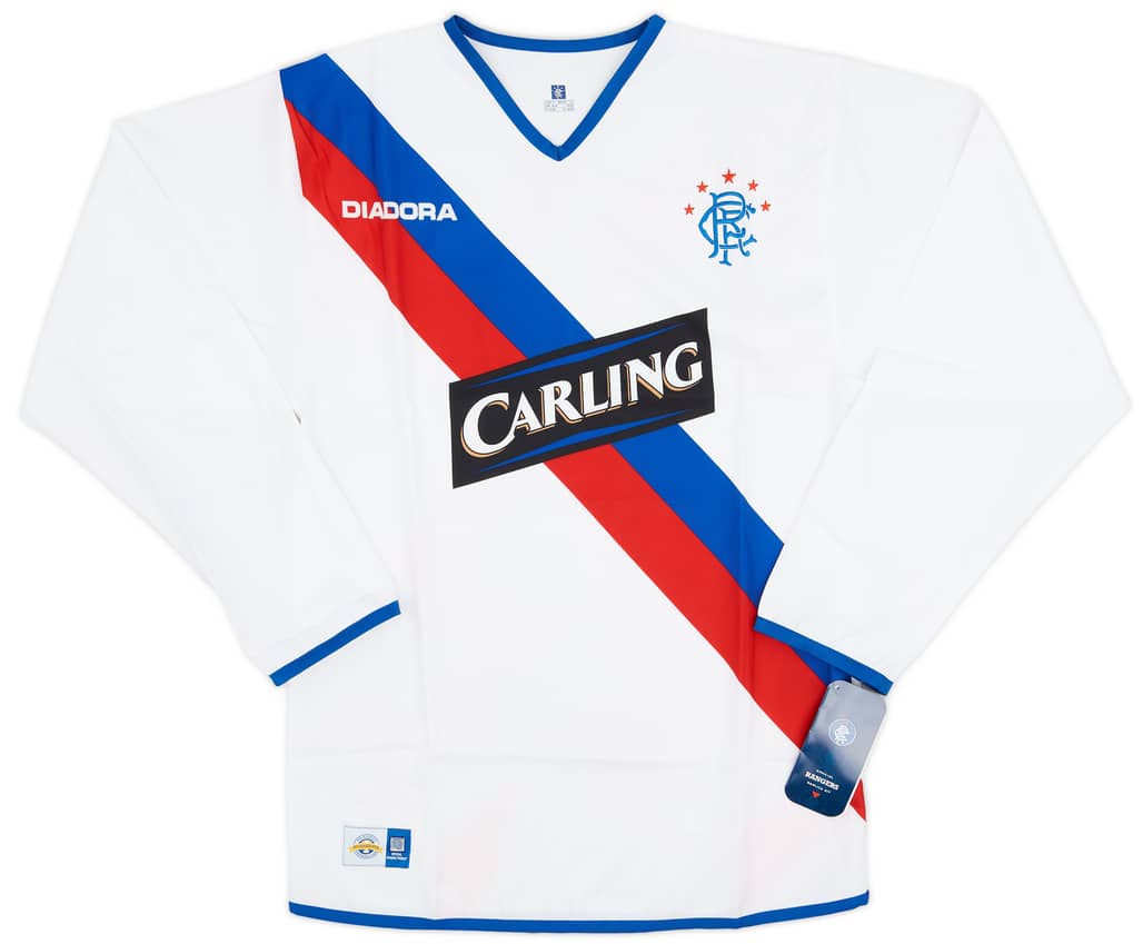 2004-05 Rangers Away L/S Shirt (S)
