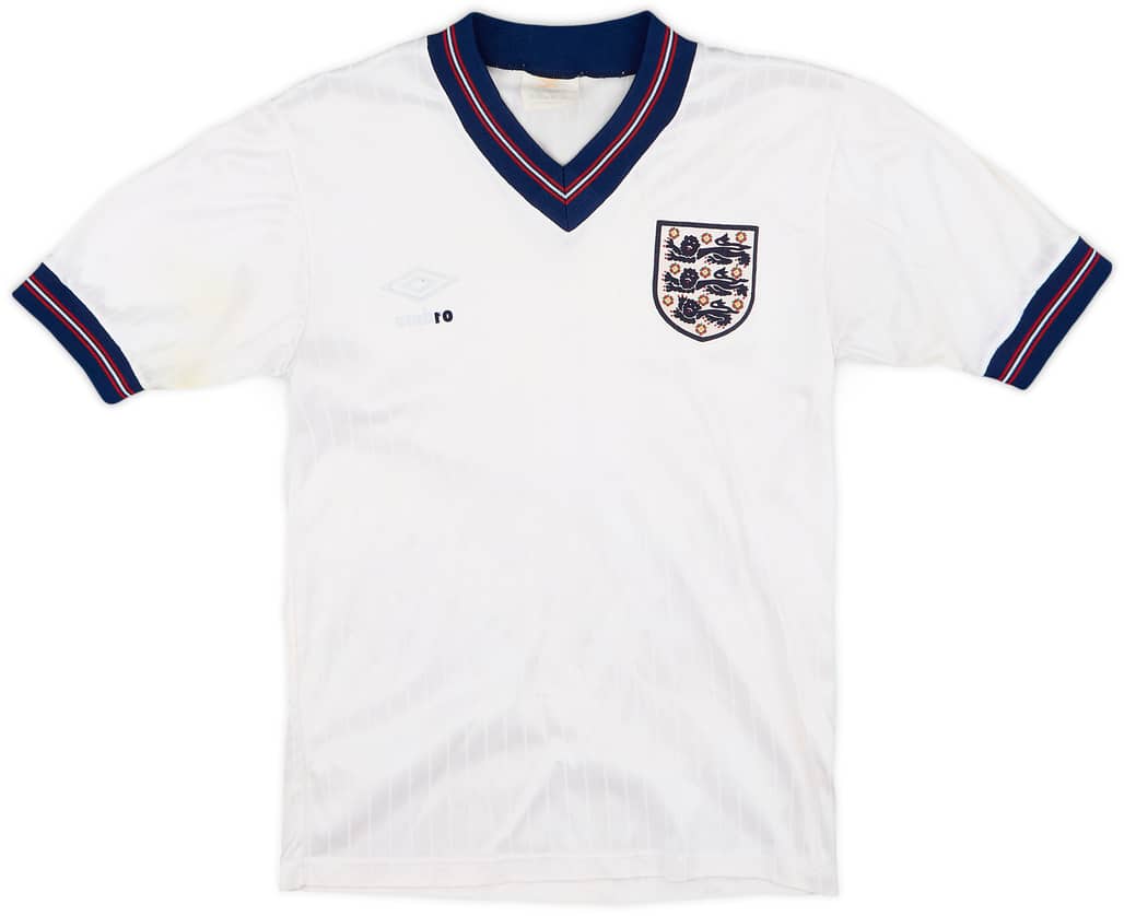 1984-87 England Home Shirt - 4/10 - (L.Boys)