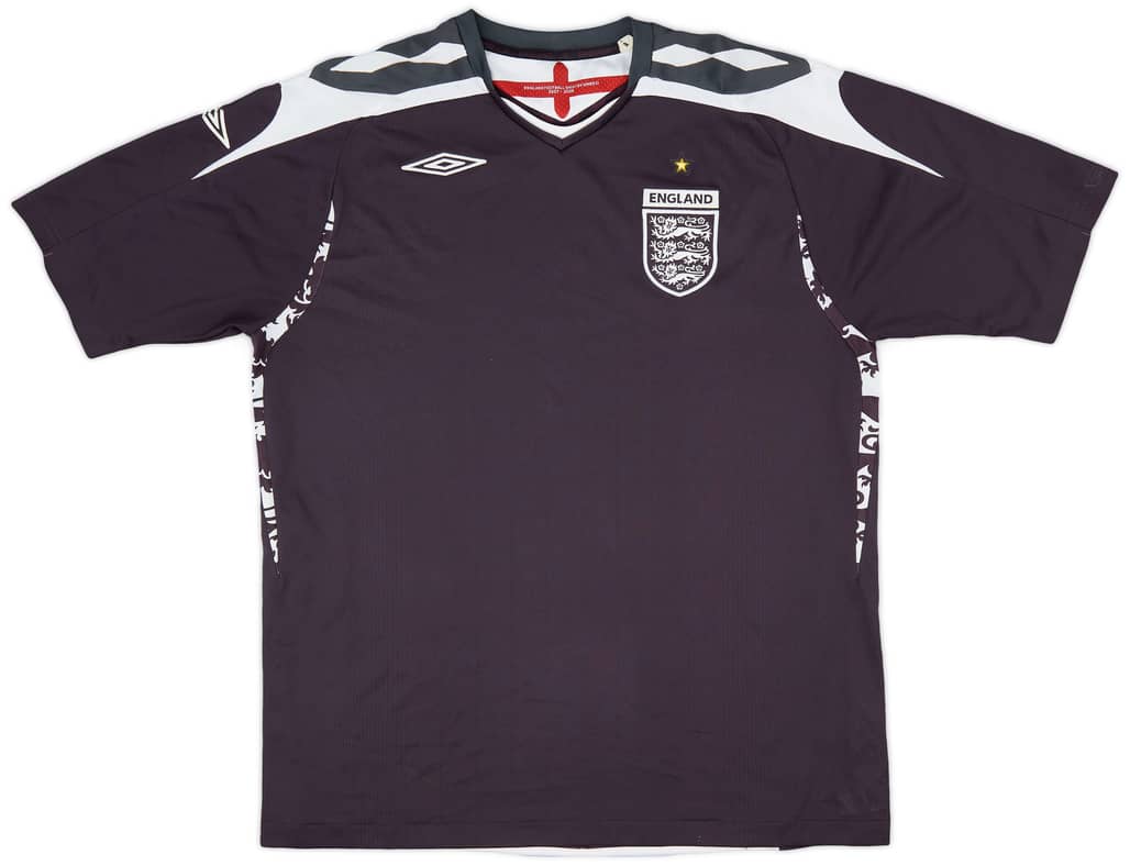 2008-10 England GK S/S Shirt - 8/10 - (XL)