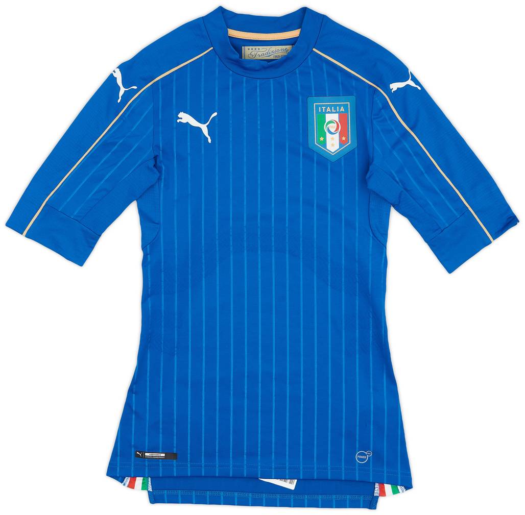 2016-17 Italy Player Issue (ACTV Fit) Home Shirt - 10/10 - (S)