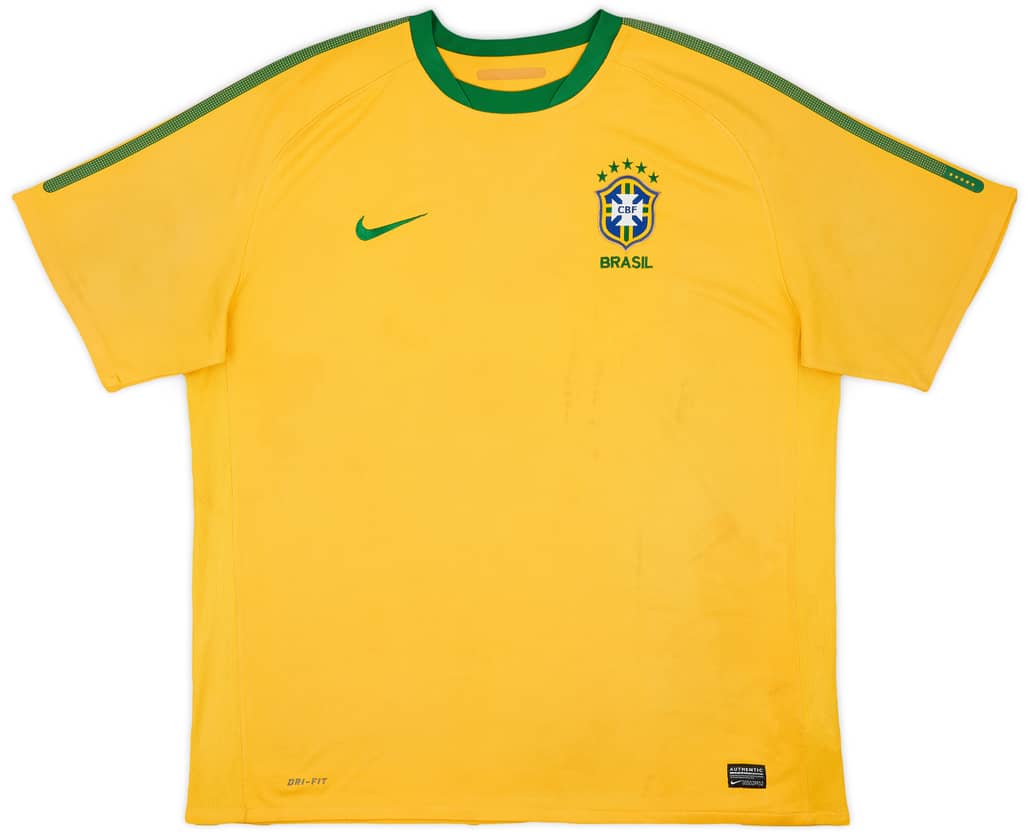 2010-11 Brazil Home Shirt - 4/10 - (XXL)