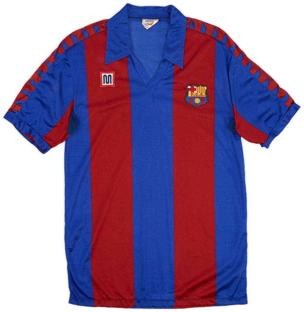 1984-89 Barcelona Home Shirt - 8/10 - (M)