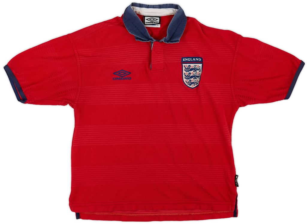 1999-01 England Away Shirt - 7/10 - (Y)
