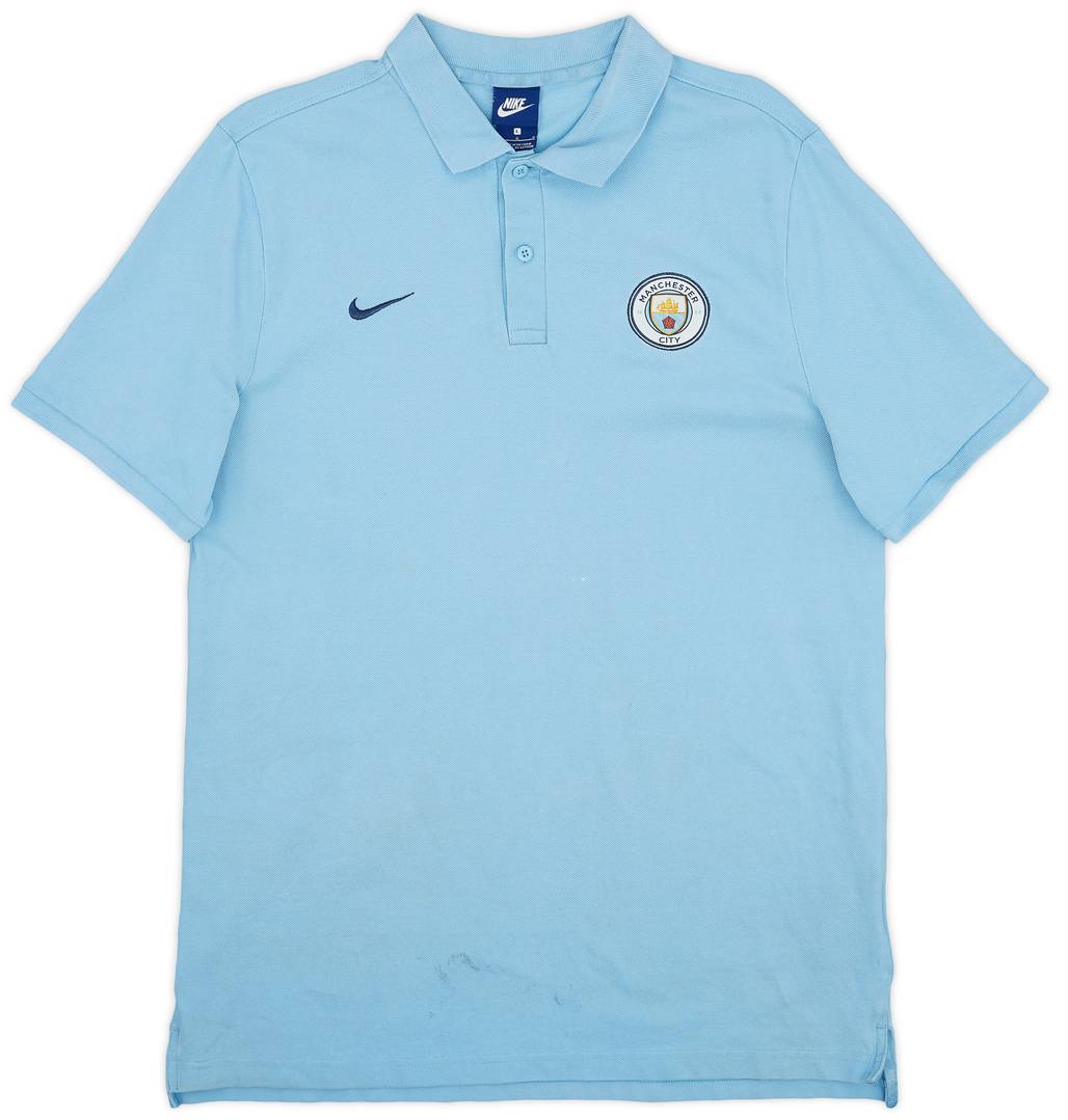 2017-18 Manchester City Nike Polo Shirt - 6/10 - (L)