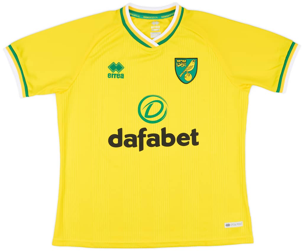 2020-21 Norwich City Home Shirt - 8/10 - (L)