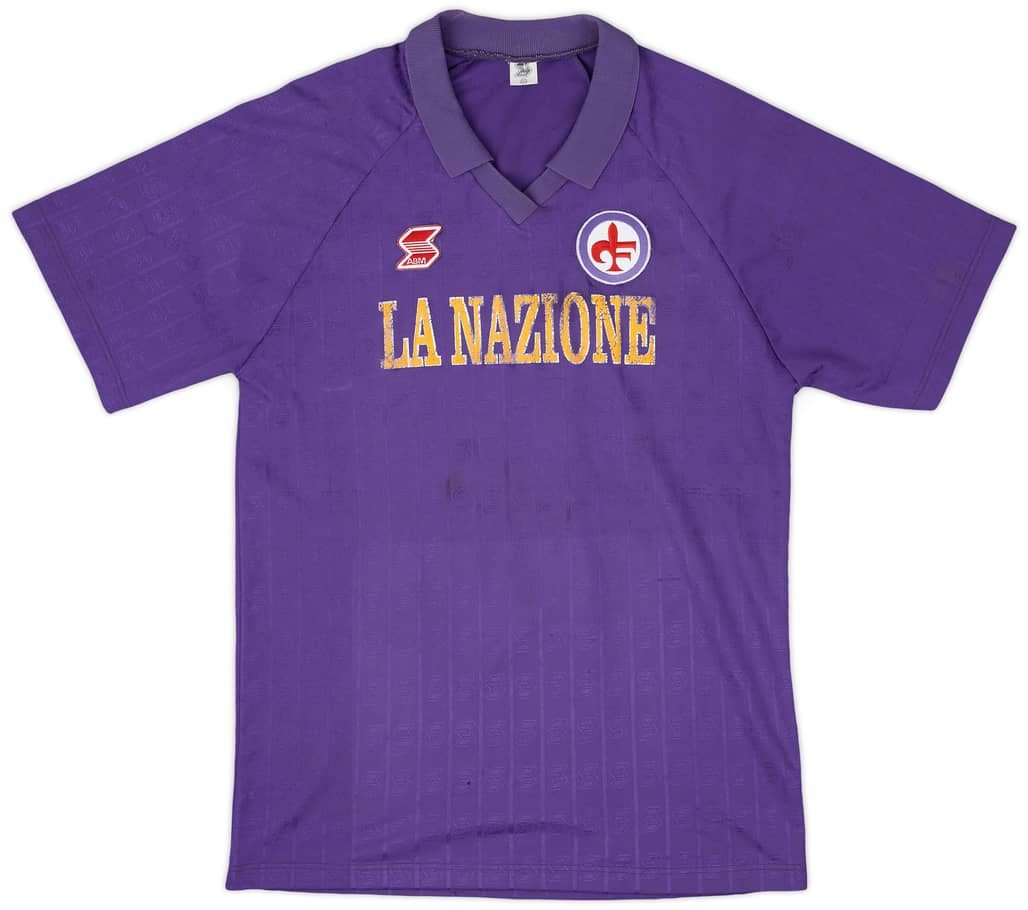 1989-90 Fiorentina Home Shirt - 6/10 - (XL)