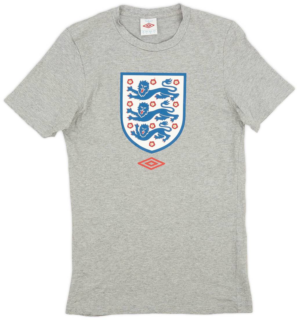2008-10 England Umbro Cotton Tee - 10/10 - (S)