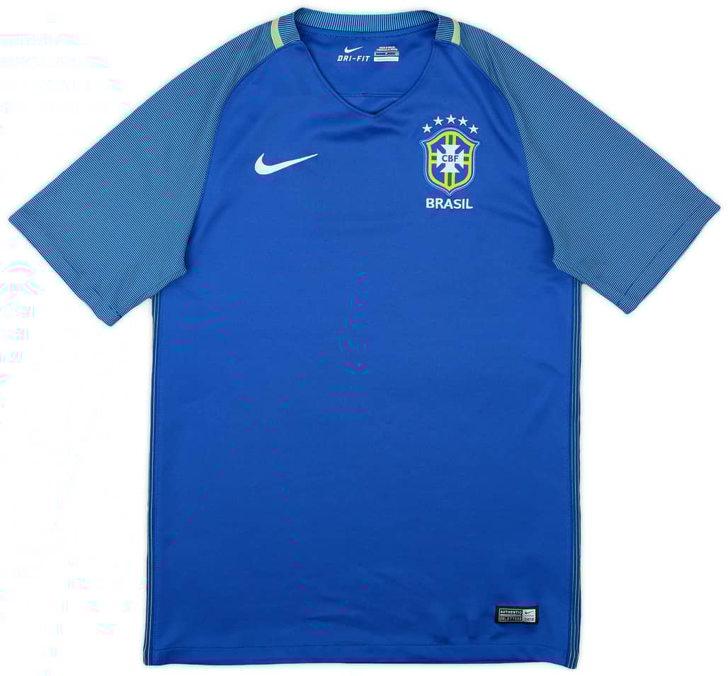 2016-17 Brazil Away Shirt - 8/10 - (S)