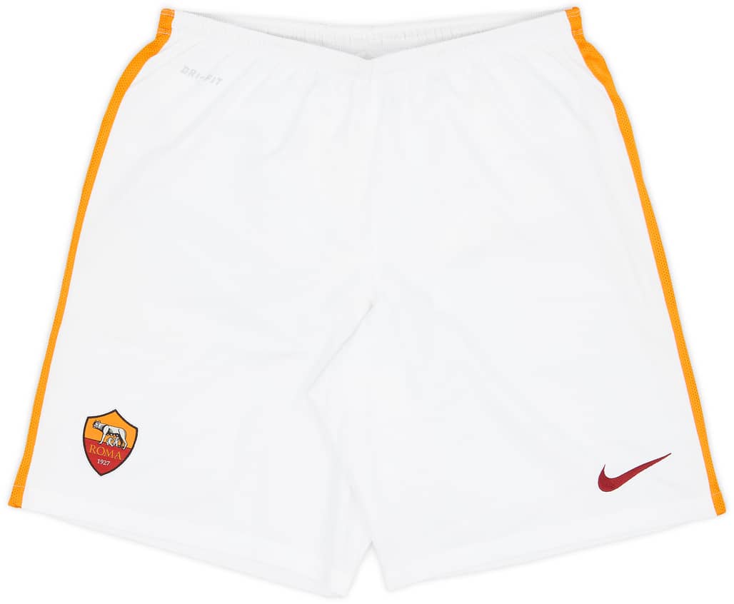 2015-16 Roma Away Shorts - 9/10 - (L)