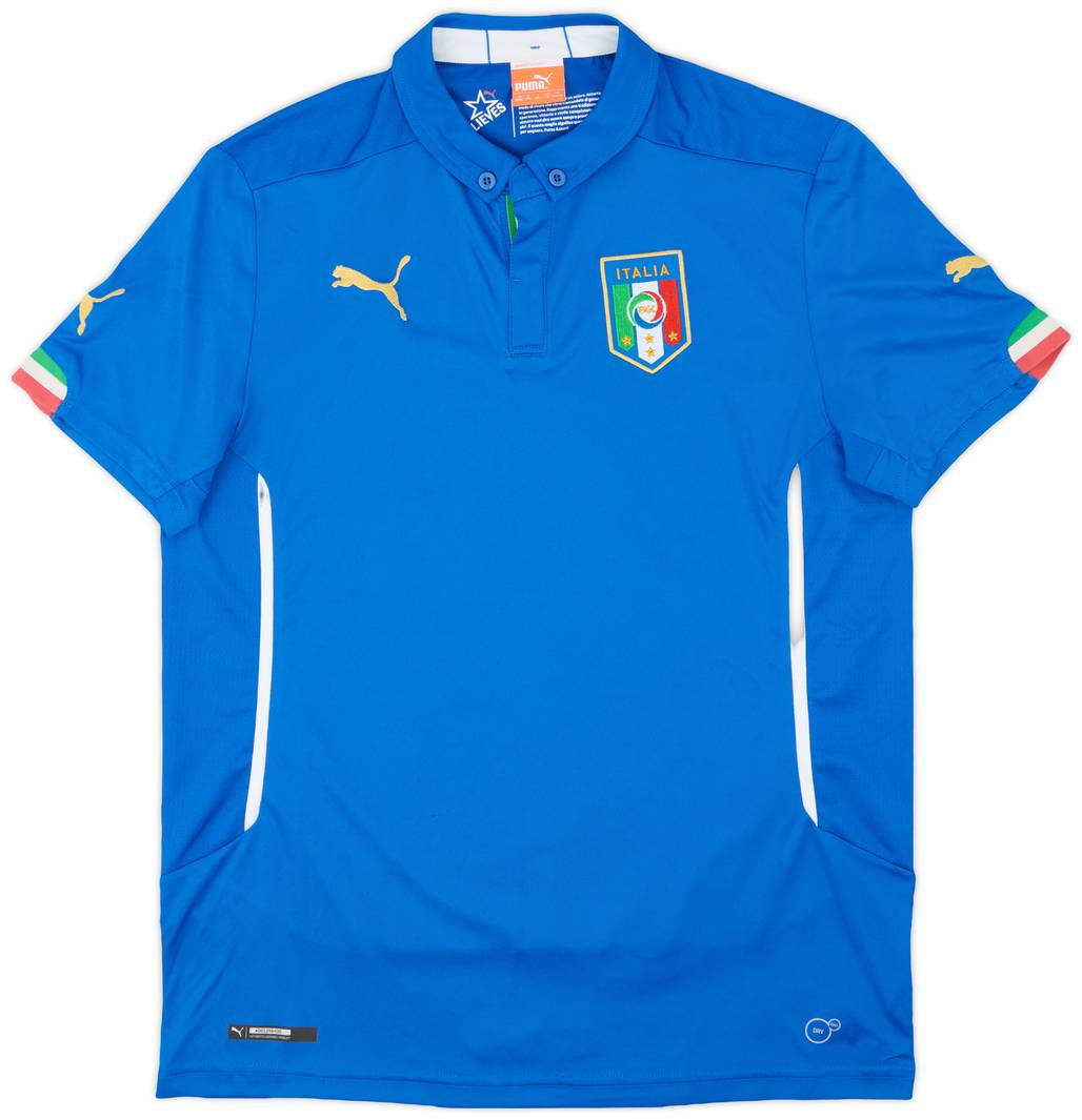 2014-15 Italy Home Shirt - 9/10 - (XXL.Boys)
