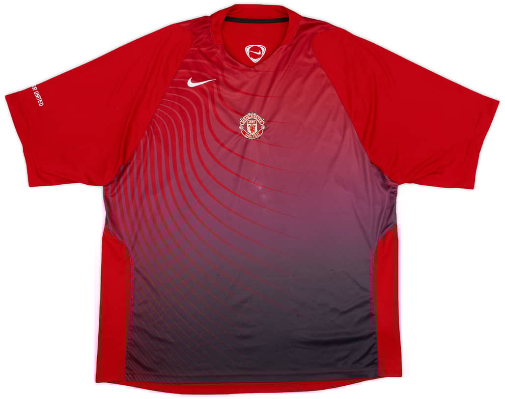 2006-07 Manchester United Nike Training Shirt - 7/10 - (L)