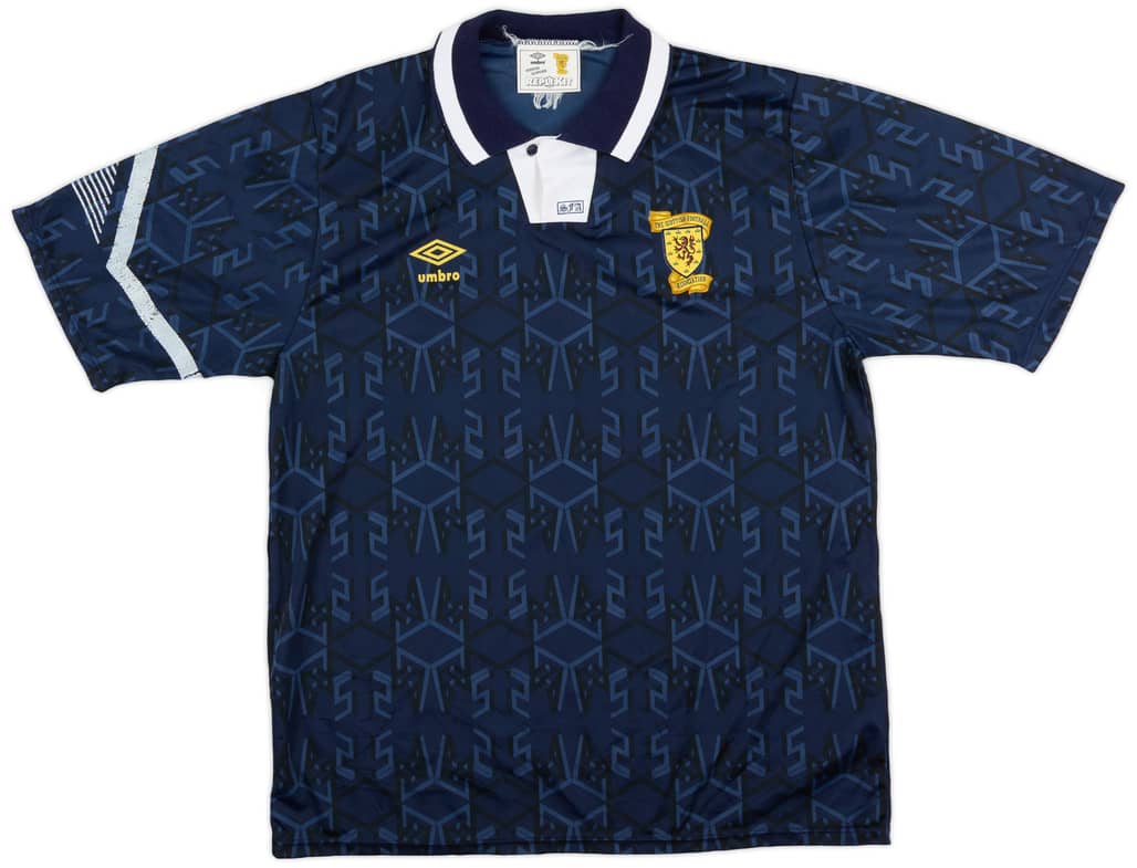 1991-94 Scotland Home Shirt - 8/10 - (L)