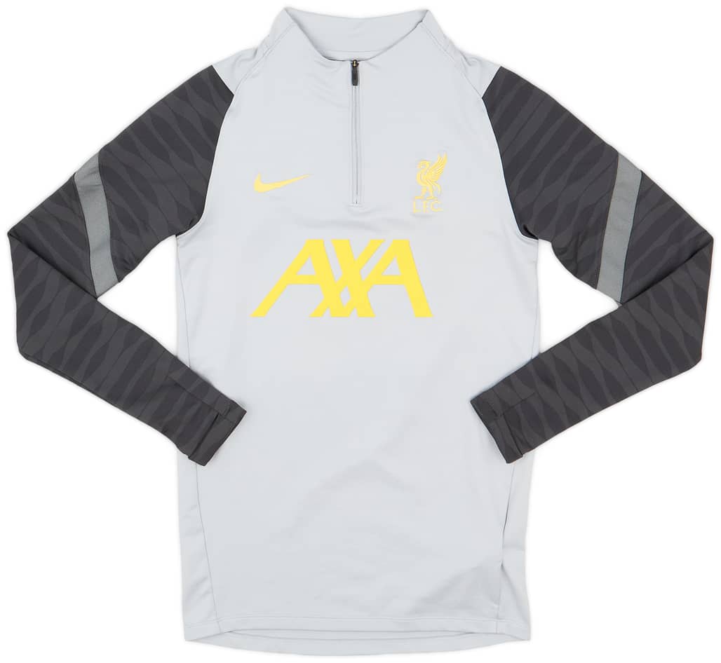 2021-22 Liverpool Nike 1/4 Zip Training Top - 9/10 - (XS)