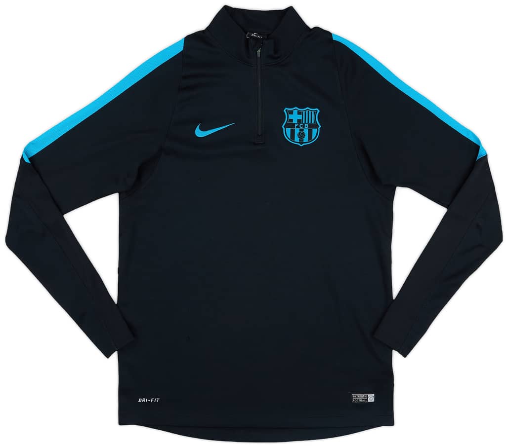 2015-16 Barcelona Nike 1/4 Zip Drill Top - 6/10 - (M)