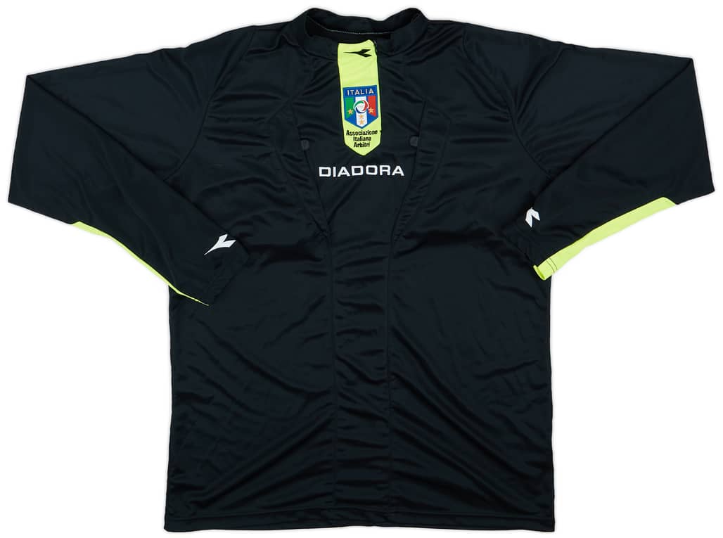 2009-10 Italy Diadora Referee L/S Shirt - 8/10 - (L)
