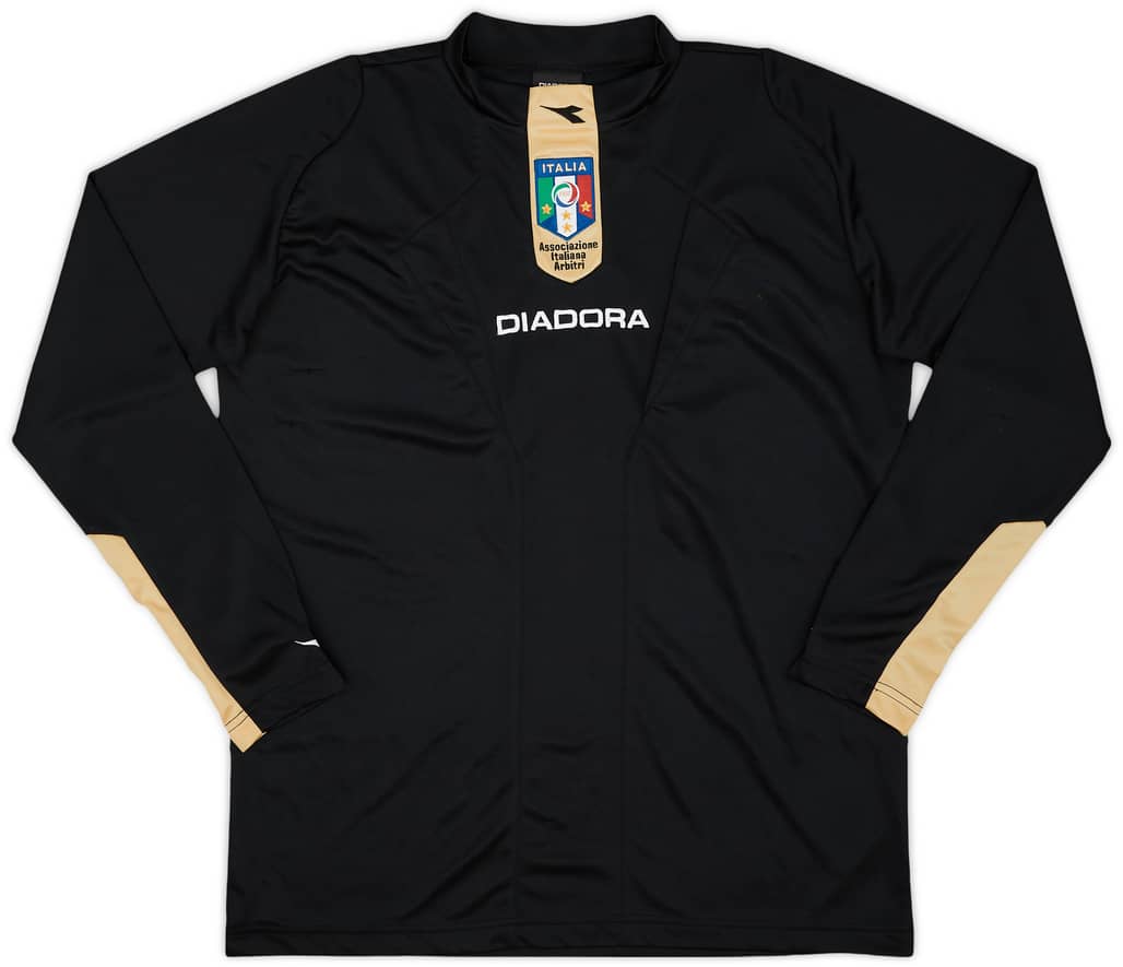 2007-09 Italy Diadora Referee L/S Shirt - 8/10 - (M)