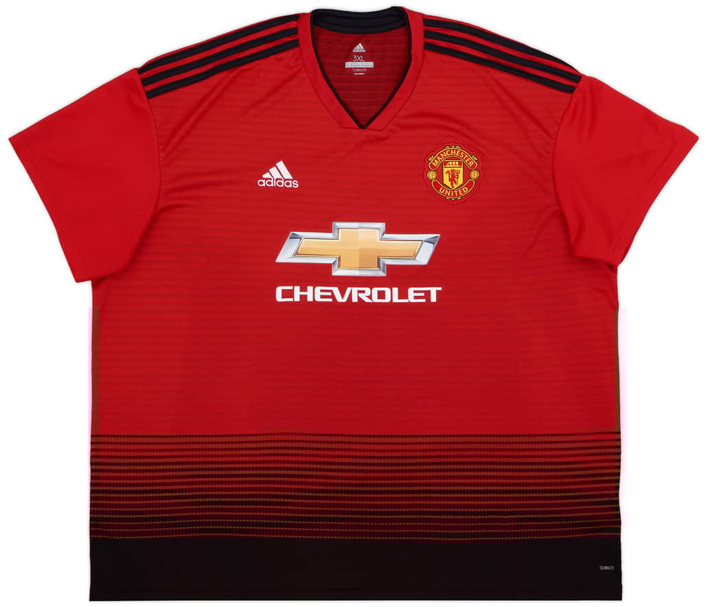 2018-19 Manchester United Home Shirt - 8/10 - (3XL)