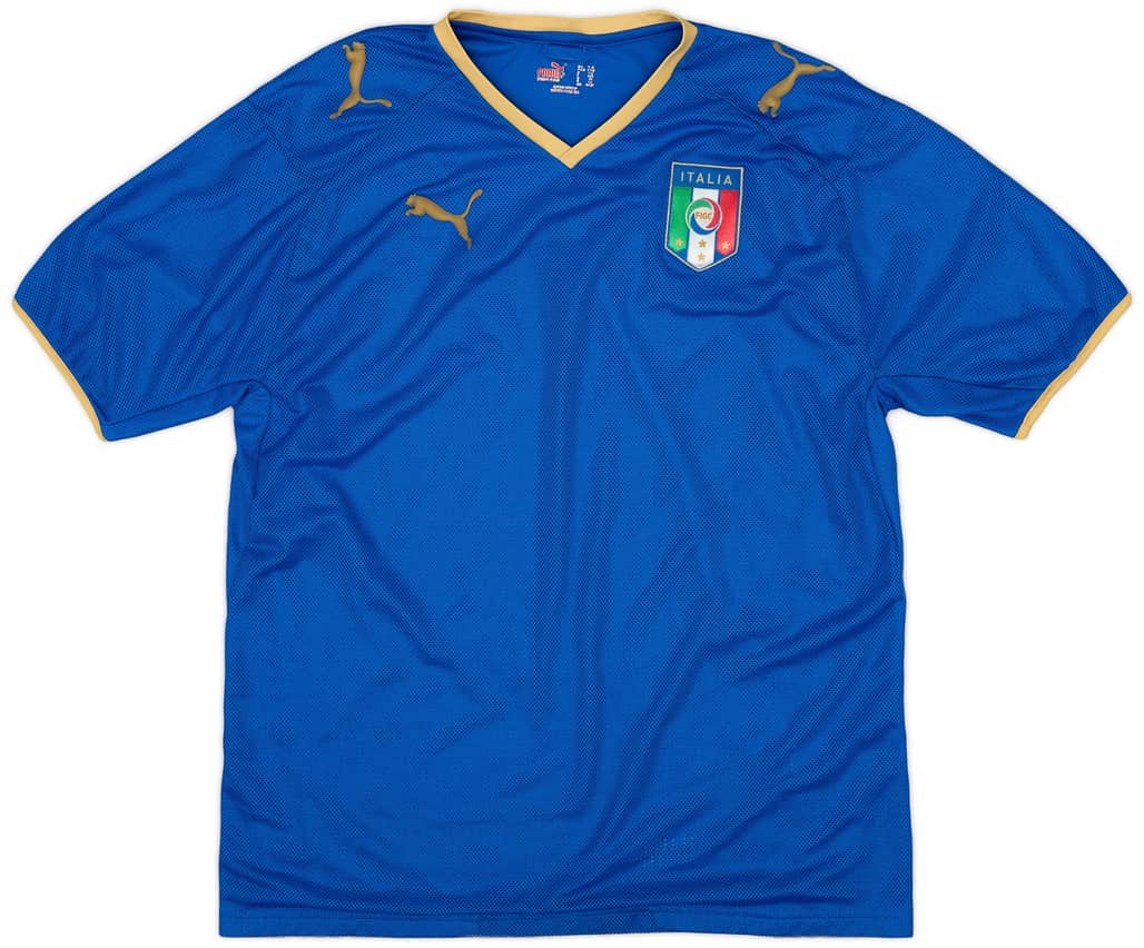 2007-08 Italy Home Shirt - 9/10 - (XL.Boys)