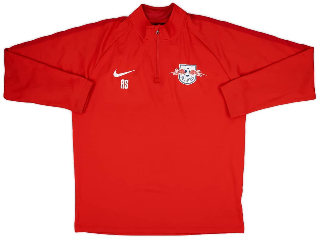 2018-19 Red Bull Leipzig Staff Issue Nike 1/4 Zip Drill Top 'AS' - 6/10 - (L)