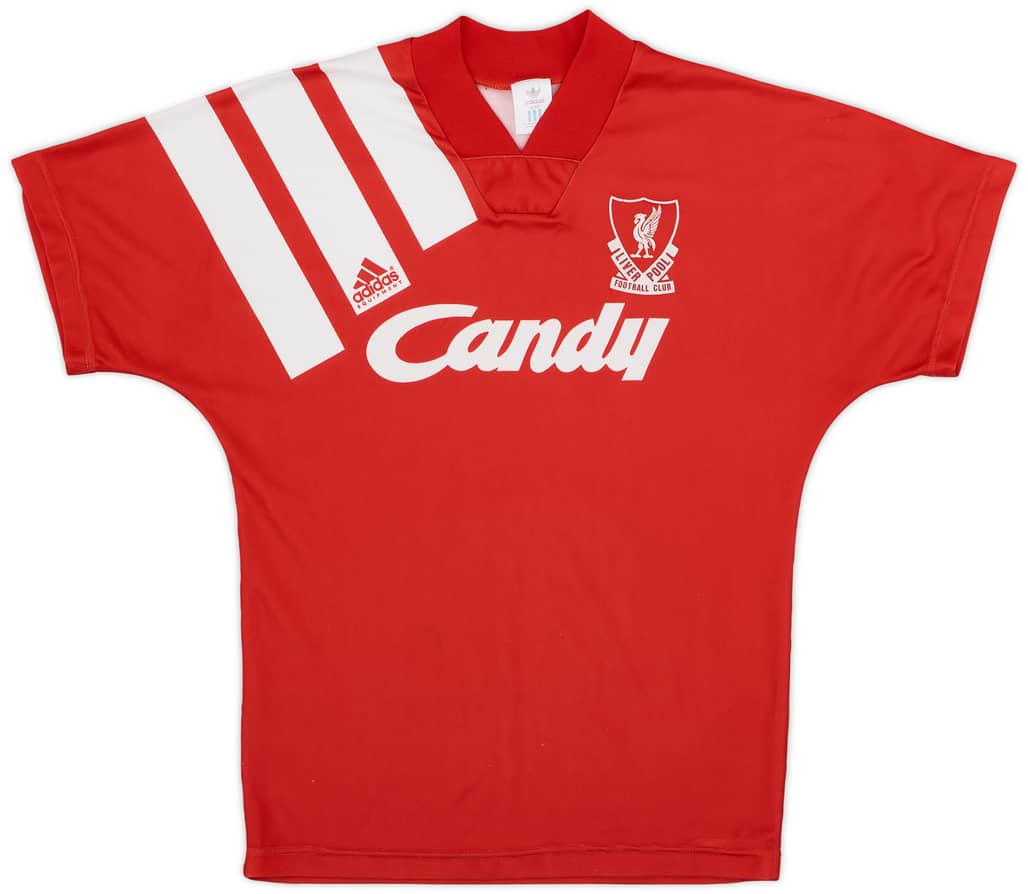 1991-92 Liverpool Home Shirt - 9/10 - (XS)
