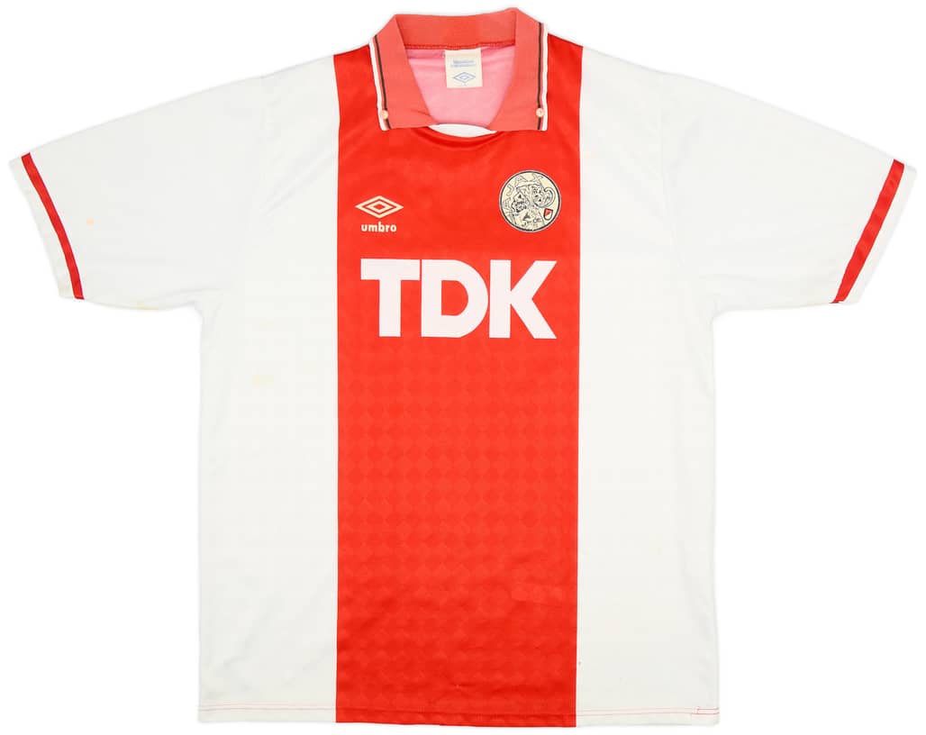 1989-91 Ajax Home Shirt - 8/10 - (L)