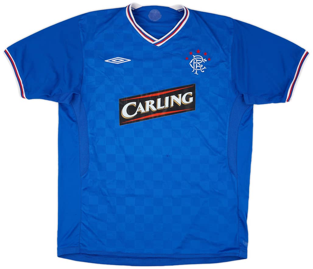 2009-10 Rangers Home Shirt - 6/10 - (XL)