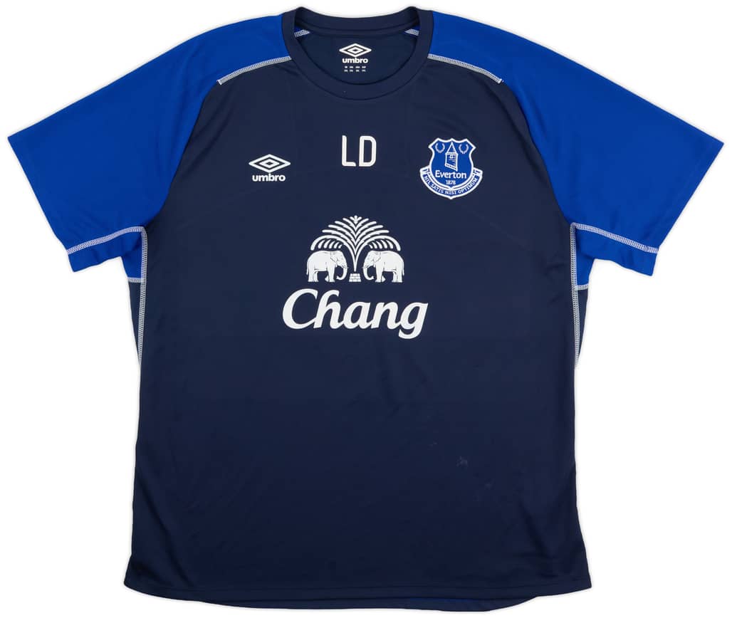 2014-15 Everton Umbro Staff Issue Training Shirt LD' - 7/10 - (XXL)