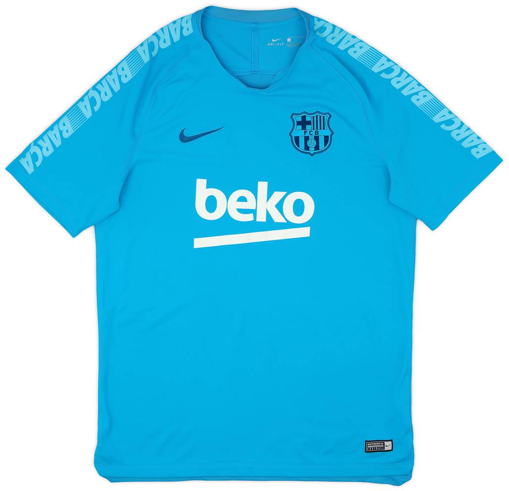 2019-20 Barcelona Nike Training Shirt - 8/10 - (L)