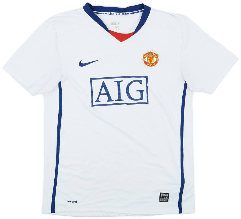 2008-10 Manchester United Away Shirt - 6/10 - (XL.Boys)